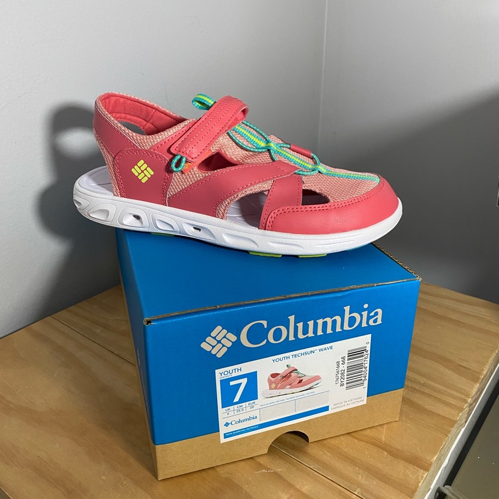 Columbia Kid's CHILDRENS TECHSUN WAVE Sandal, copper ore/orchid